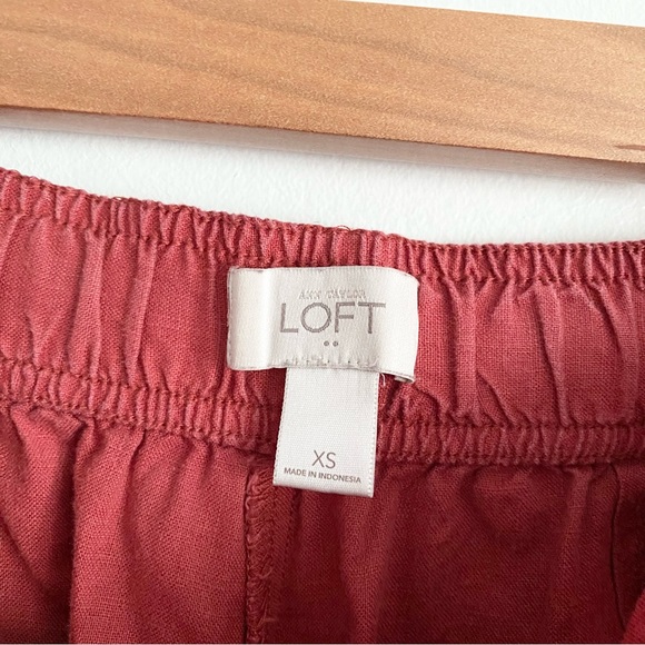 LOFT Linen Drawstring Shorts - Picture 5 of 5